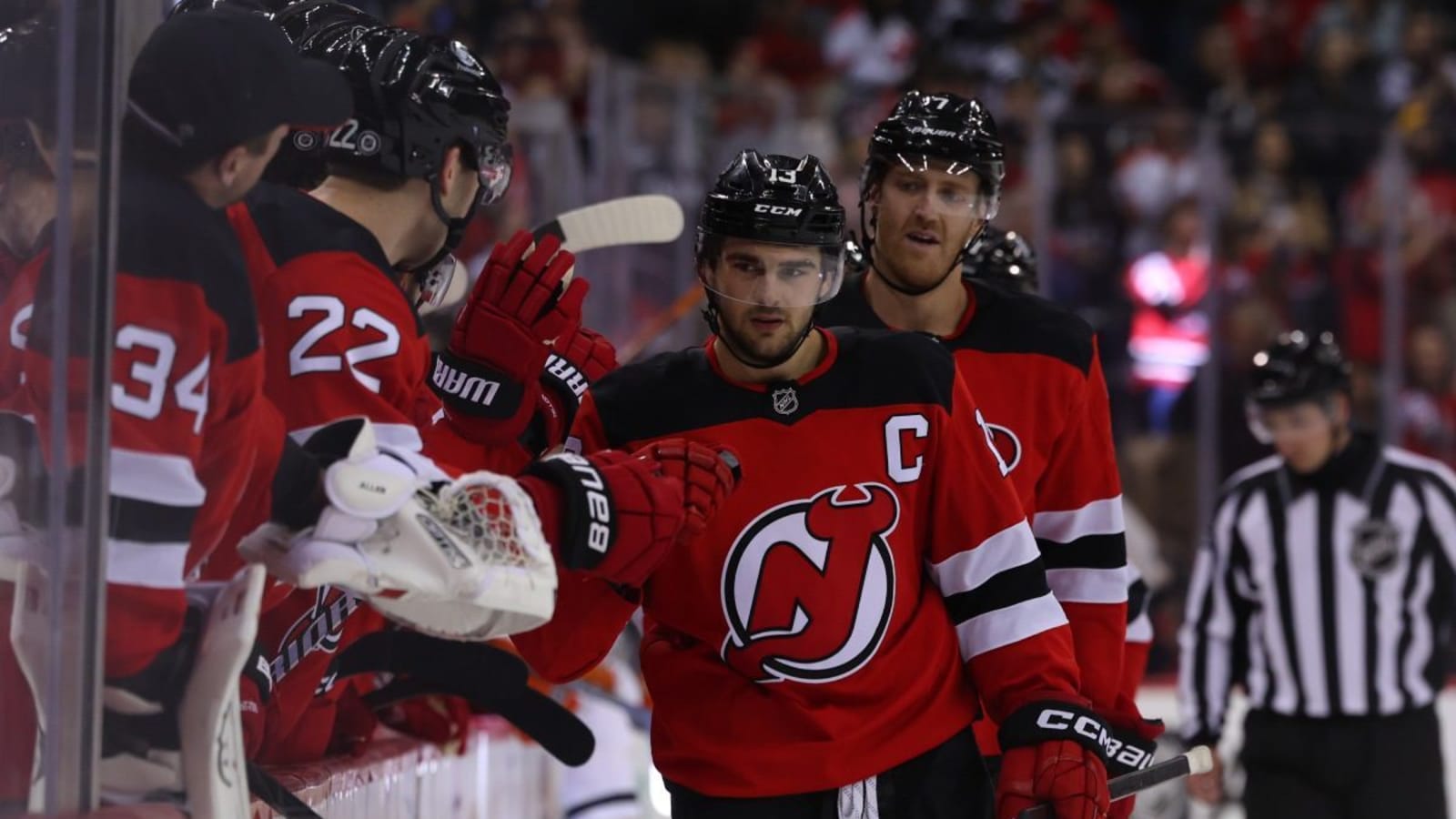 Devils’ Nico Hischier out day-to-day