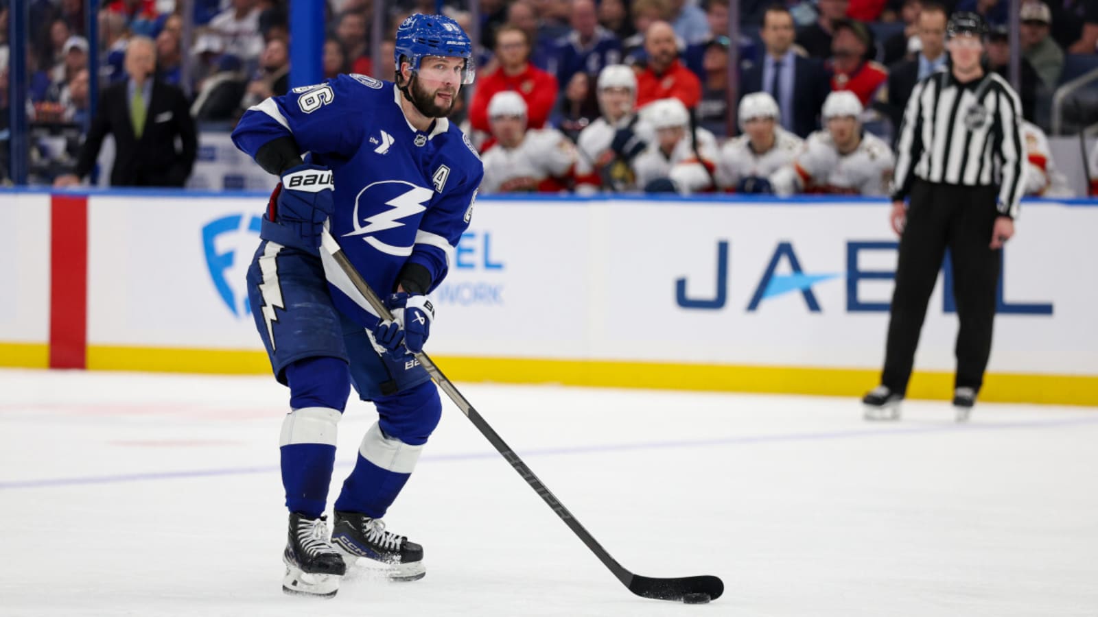 Lightning&#39;s Nikita Kucherov Ejected for Kneeing Panthers&#39; Matthew Tkachuk