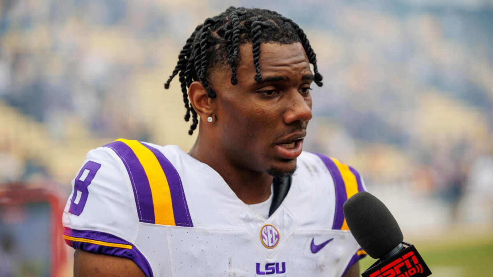 New Orleans Saints staff shows up in major way for LSU Pro Day before