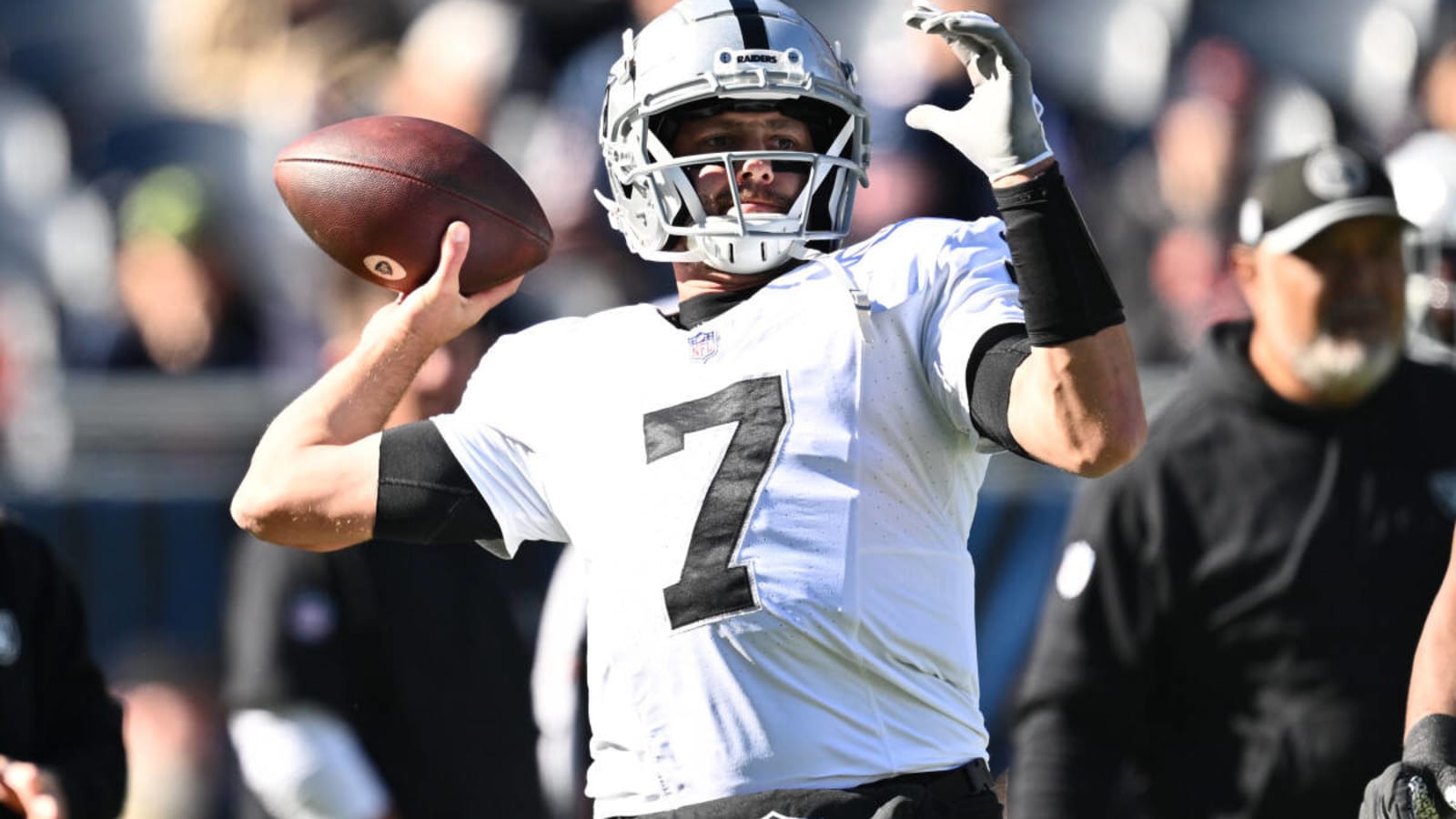 Las Vegas Raiders DE Maxx Crosby and former QB Brian Hoyer used to go at one another in practice