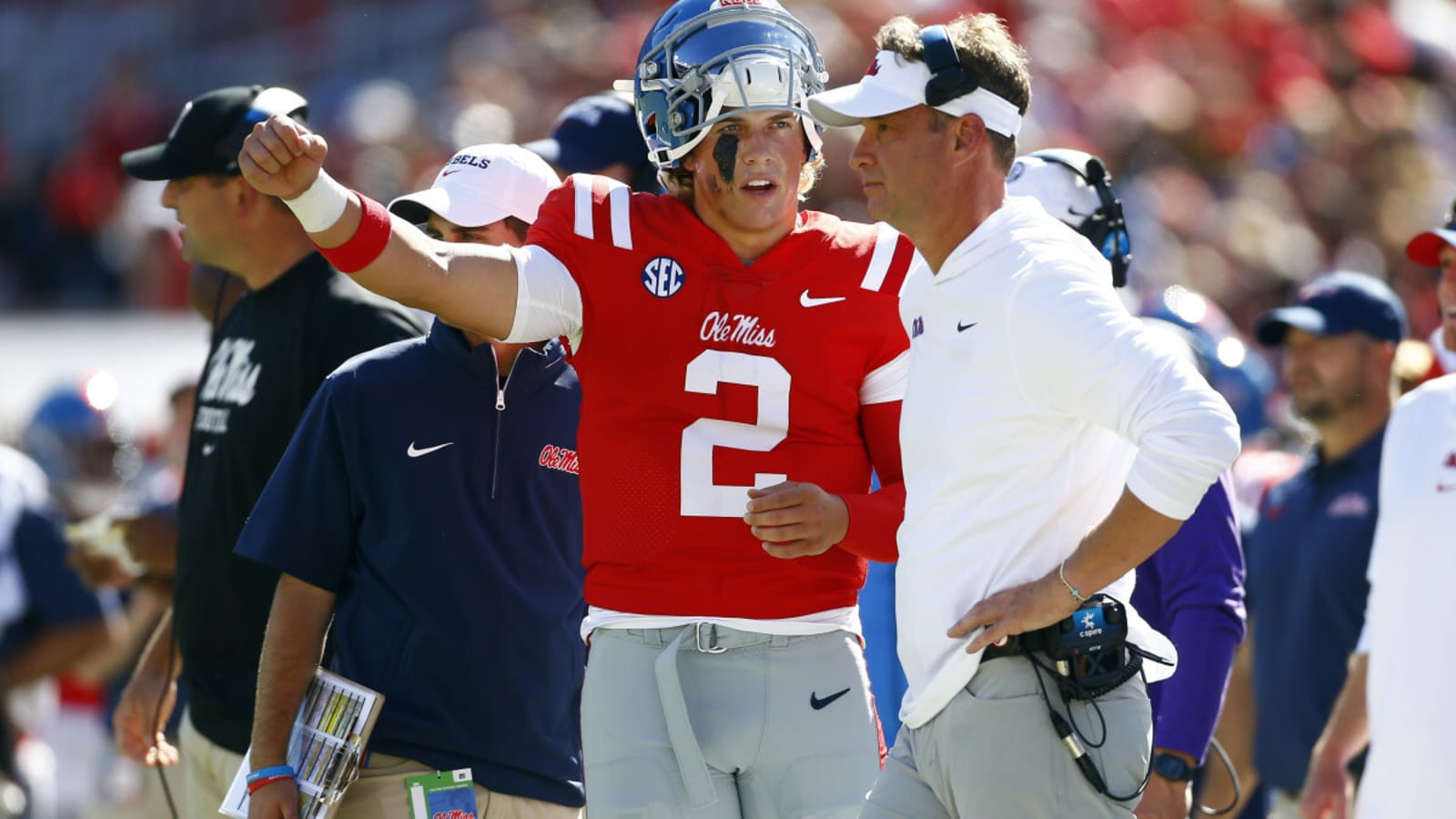 Ole Miss QB Jaxson Dart Speaks on Relationship With Lane Kiffin