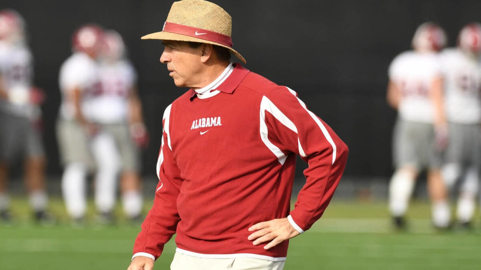 Hilarious Video Shows Nick Saban Complaining About Nike Shoes