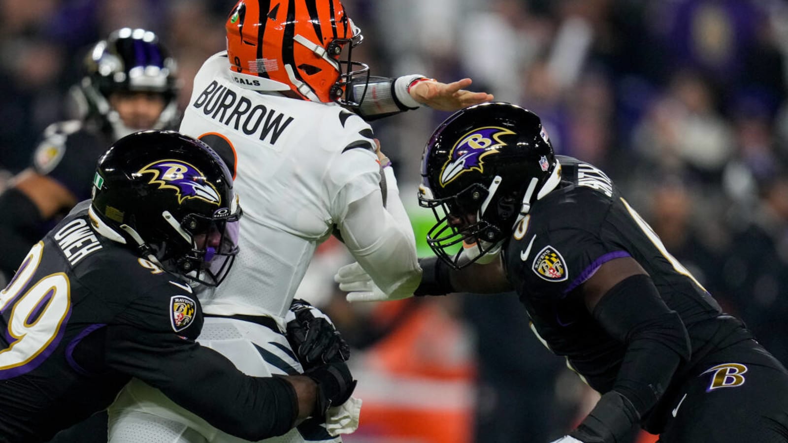 NFL Fines Ravens Defensive End For Face Mask Penalty Against Bengals