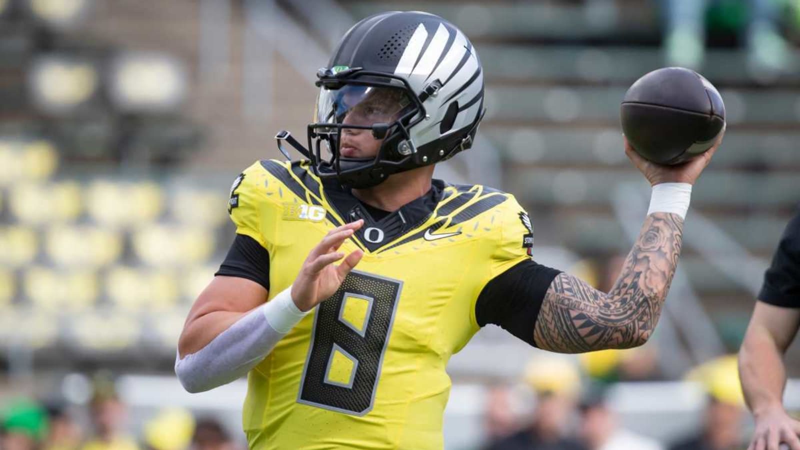 Oregon Ducks&#39; quarterback Dillon Gabriel reaches second all-time in numerous quarterback stats with dominant game