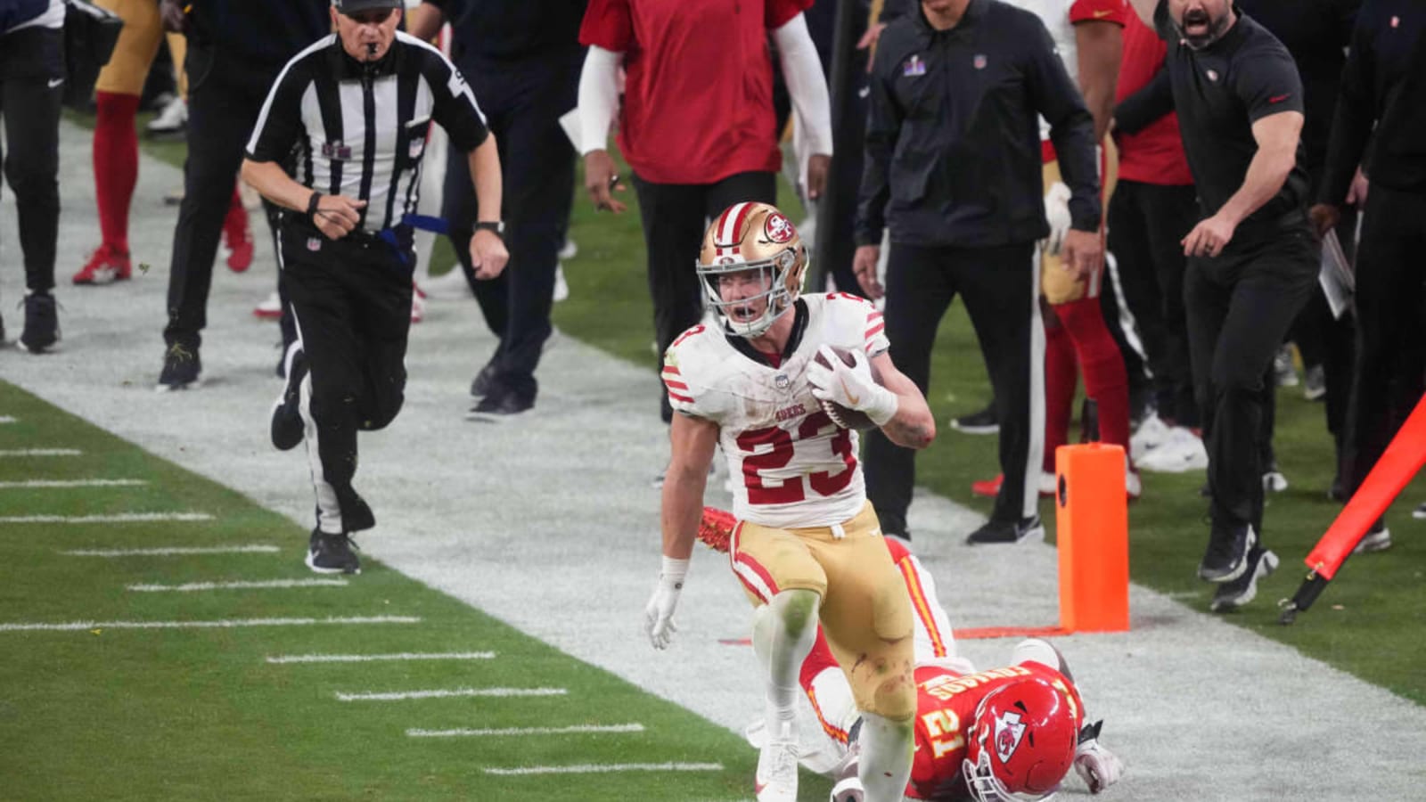 Austin Ekeler does the San Francisco 49ers no favors with his huge Christian McCaffrey claim