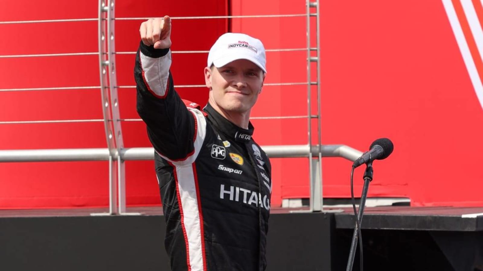 Watch: Josef Newgarden&#39;s crew borrow Kirk Cousins&#39; catchphrase after Indy win