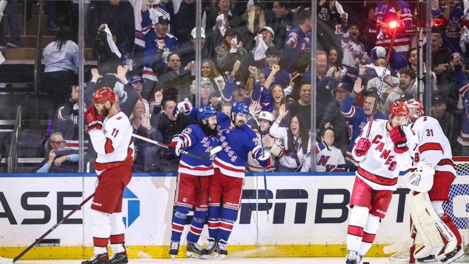 Rangers take advantage of special teams in Game 1