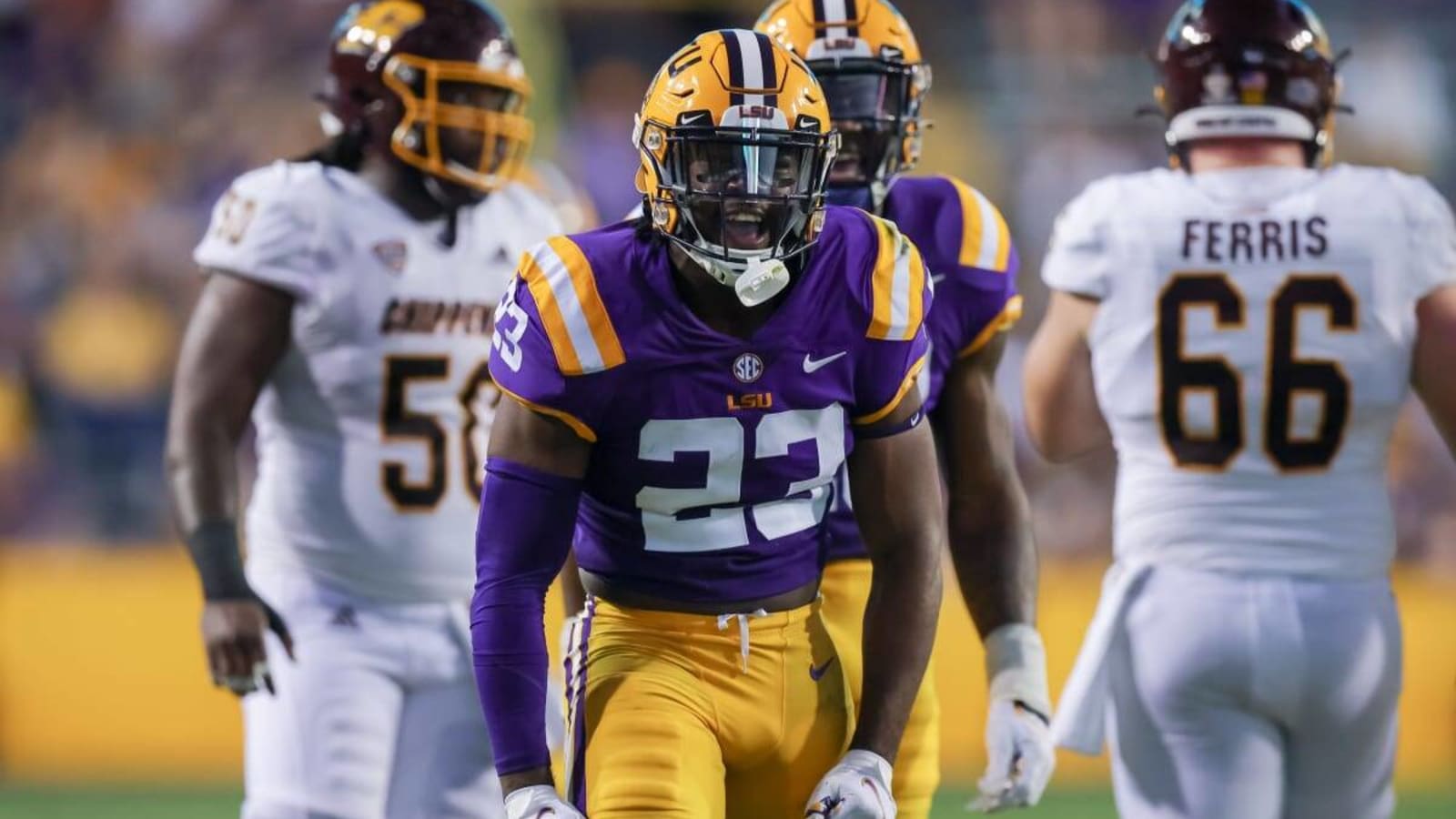 LSU LB Micah Baskerville Living in the Moment Ahead of SEC Title Game