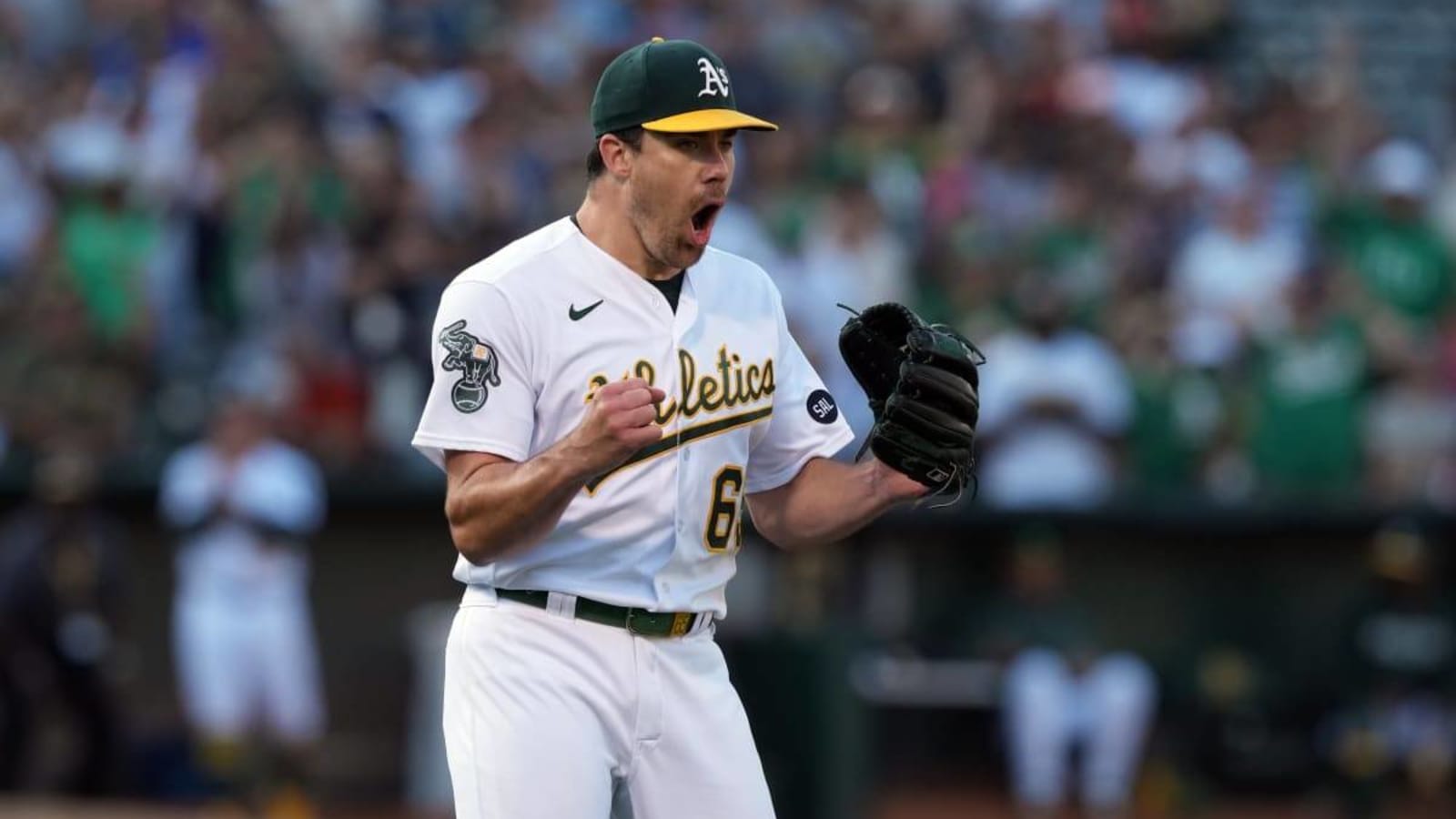 Trevor May Sell-ebrates Gift From A&#39;s Fans