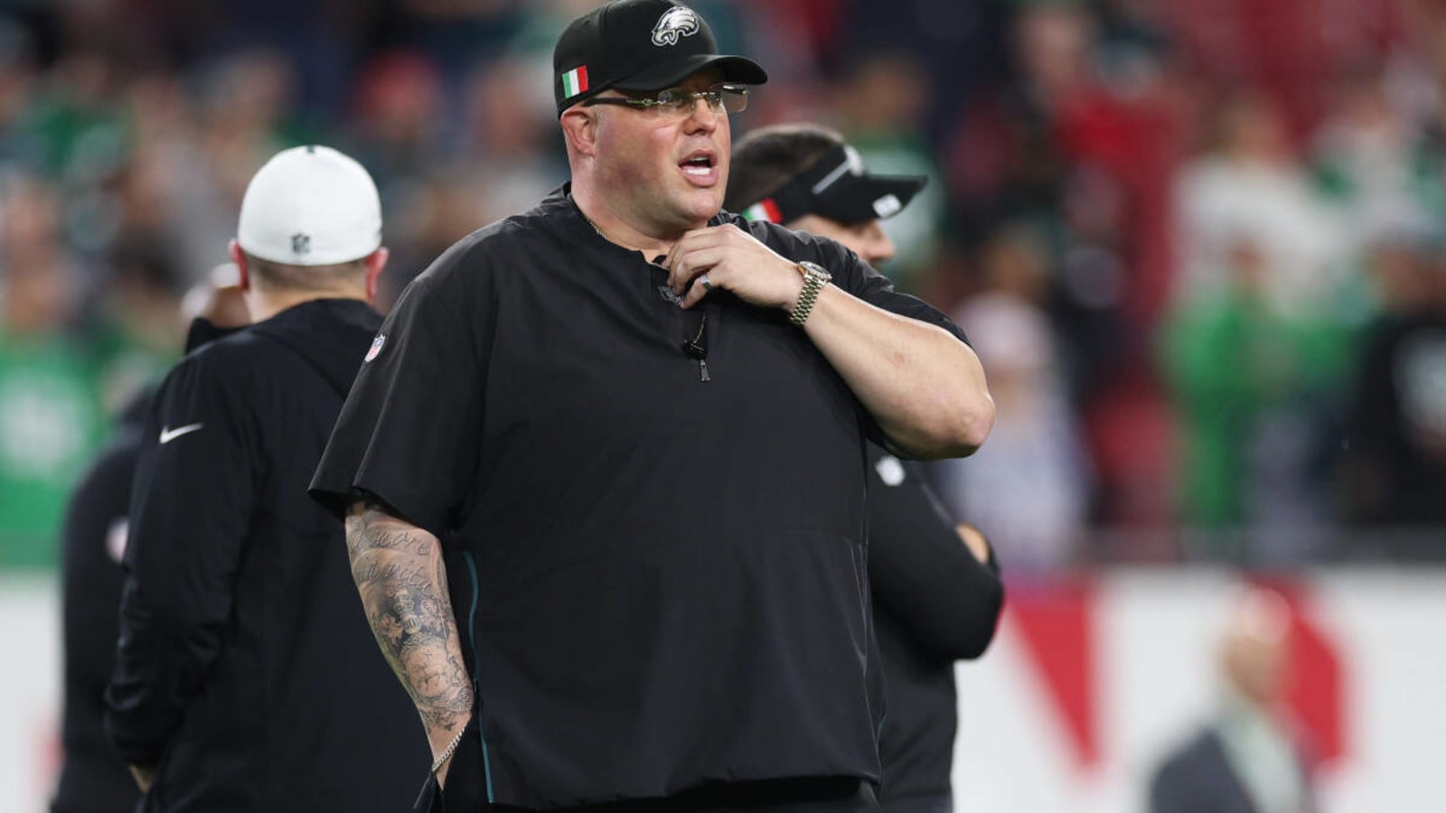 Big Dom was a bigger hit at Sixers game than Eagles' top 2025 NFL Draft