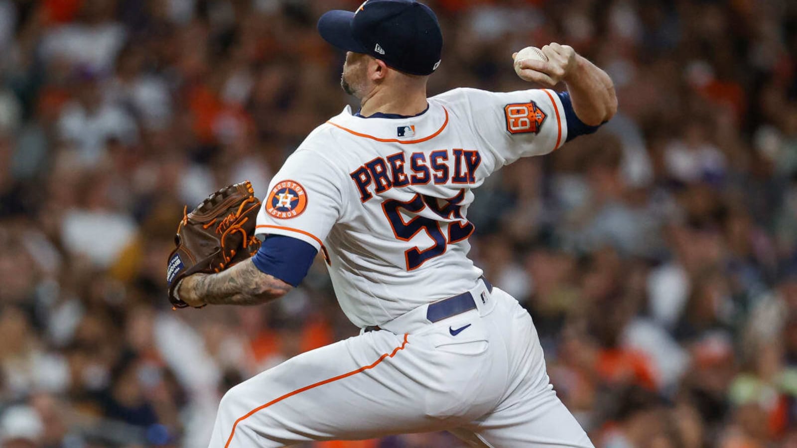 Astros Closer Ryan Pressly Not Ready to Return from Injured List