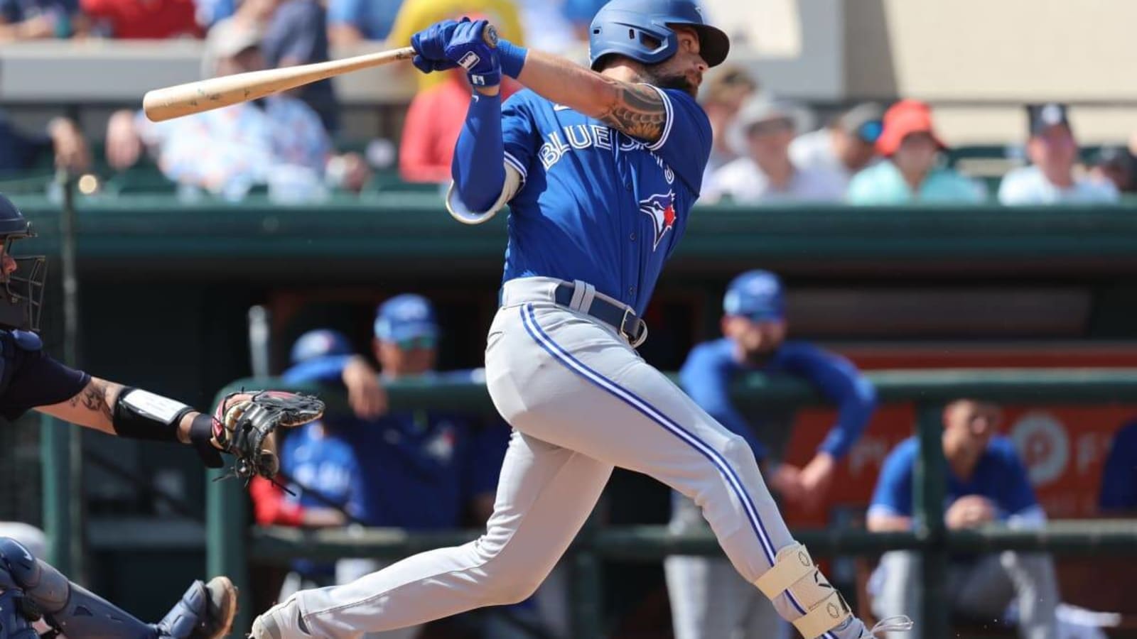 Nathan Lukes Forcing Blue Jays&#39; Hand in Spring Training