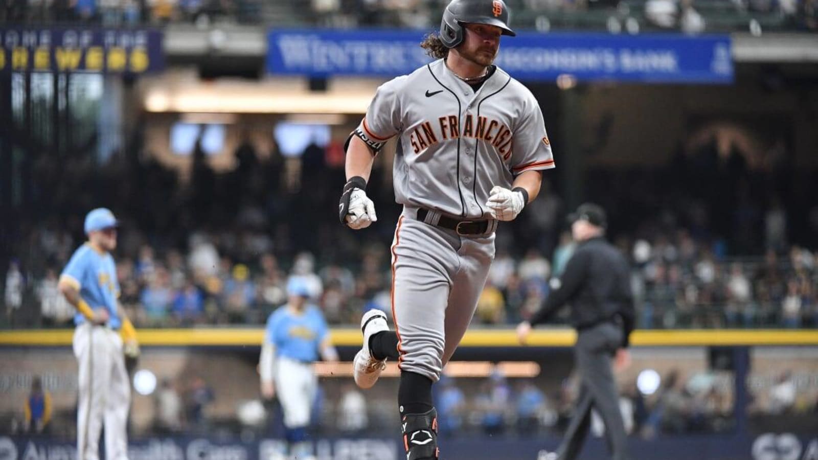 Haniger, Wisely, Davis homer in  Giants 15-1 win over Brewers