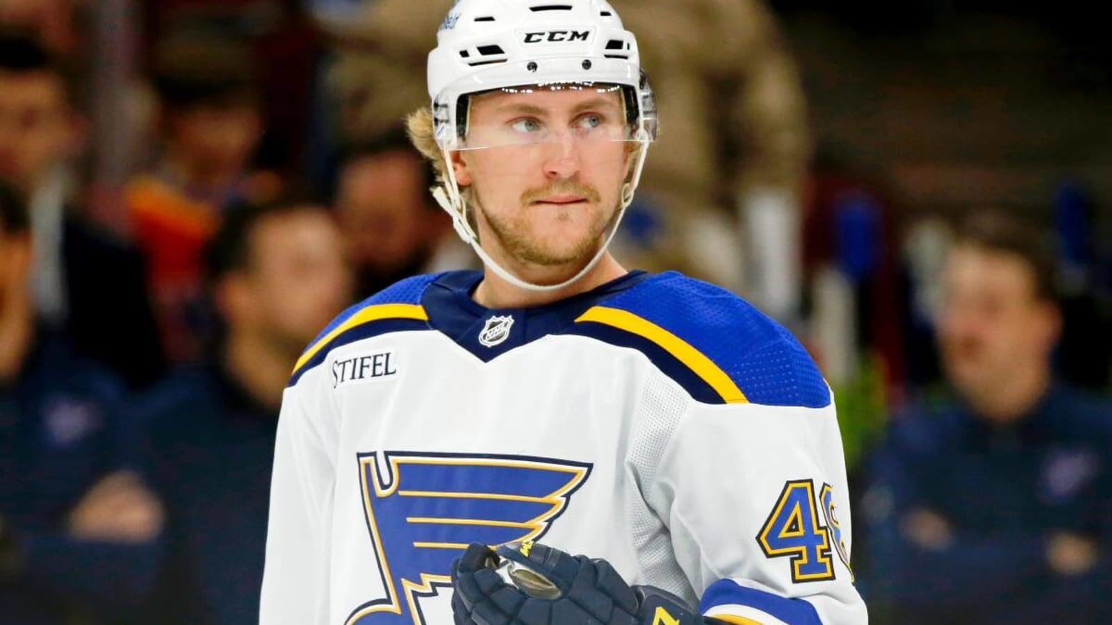 Blues player of the game vs. Kings: Scott Perunovich