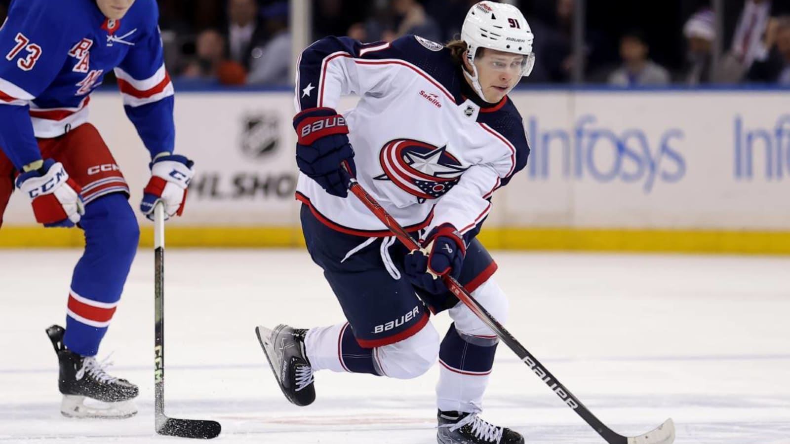 Inside The Rink on X: Columbus Blue Jacket's Kent Johnson Out With Injury  #NHL #CBJ  / X