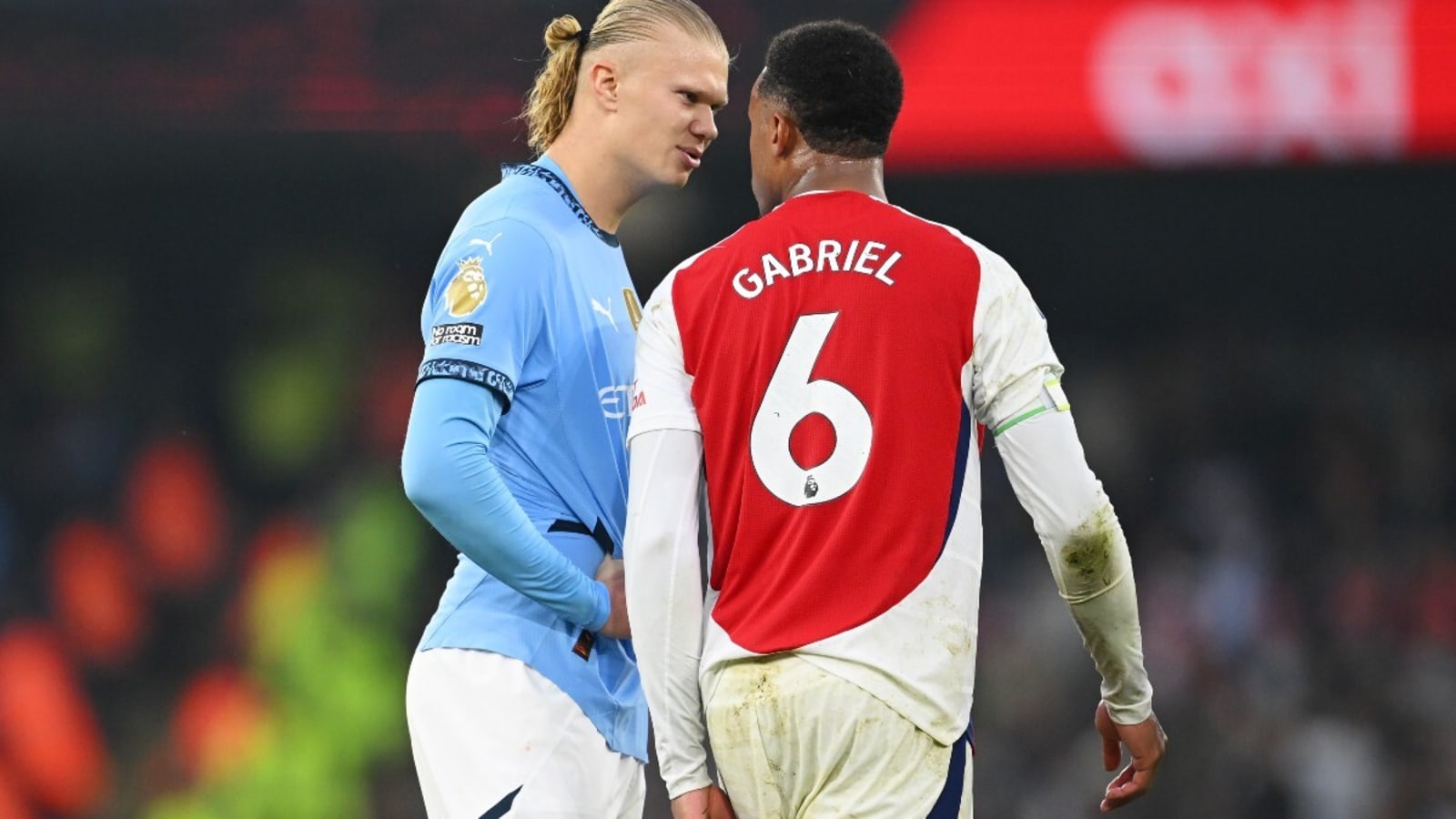 Erling Halaand’s lacklustre first half against Arsenal in numbers – with only one successful pass