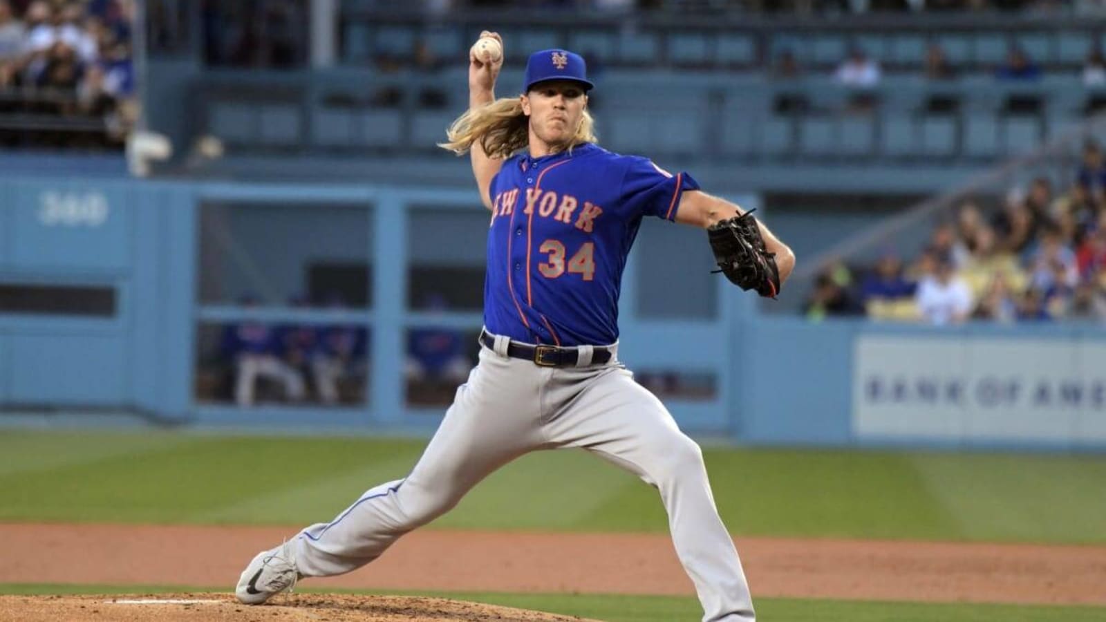 New Dodgers Pitcher Noah Syndergaard Turns to Vin Scully on Twitter