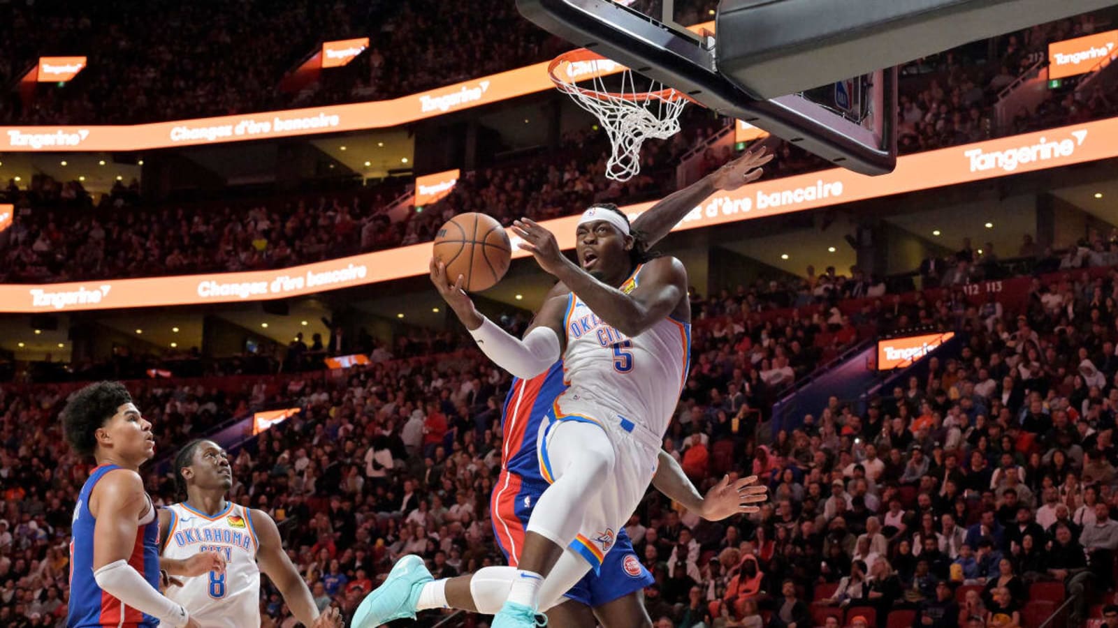 Lu Dort Dazzles as Thunder Fall to Pistons