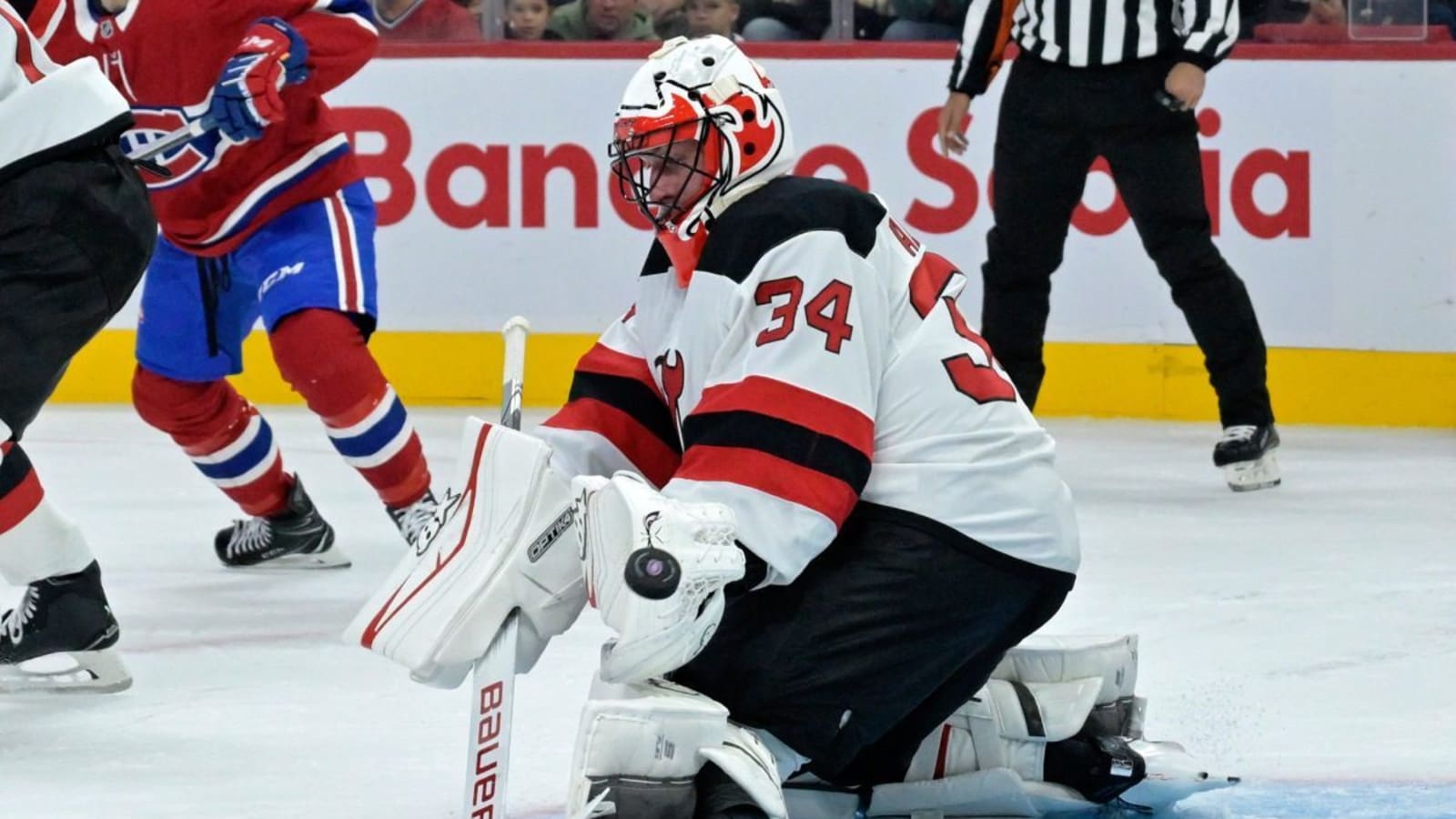 Devils’ Jake Allen out against Maple Leafs; Nathan Bastian to return