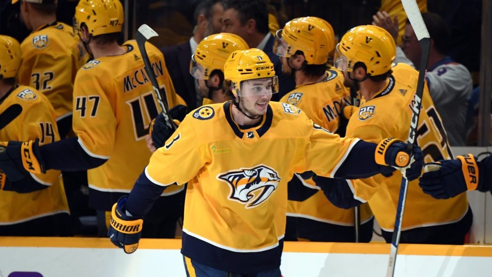 Penguins acquire Cody Glass, two draft picks, from Predators for Jordan Frasca.