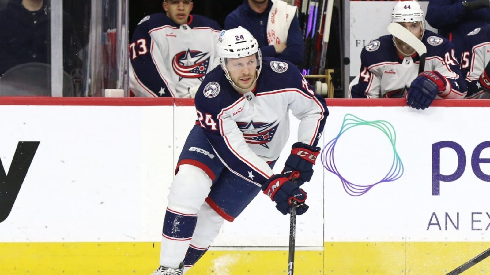 Blue Jackets Defeat Flames in Fight-Filled Game