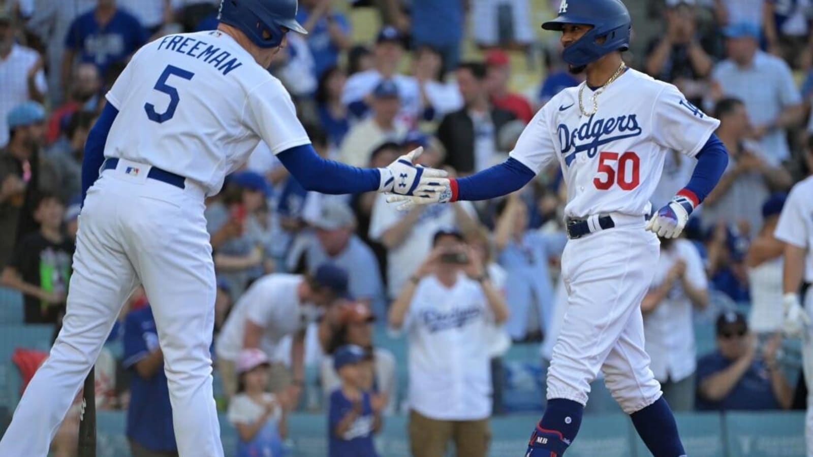 Dodgers' Ryun with All-Star uniform