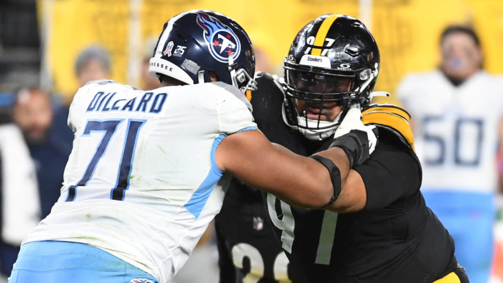 Andre Dillard proving the Titans could do worse than Dennis Daley