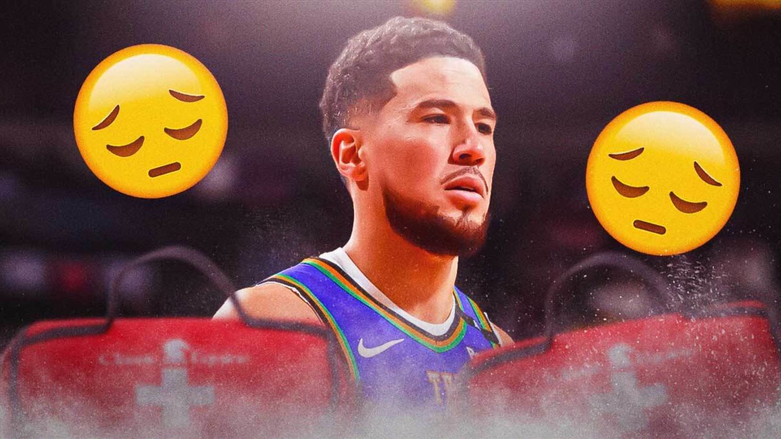 Suns’ Devin Booker sidelined with injury vs Pistons