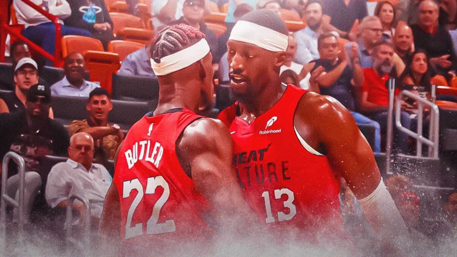 Heat’s Bam Adebayo has hilarious reaction to Jimmy Butler gifting him triple-double vs. Raptors