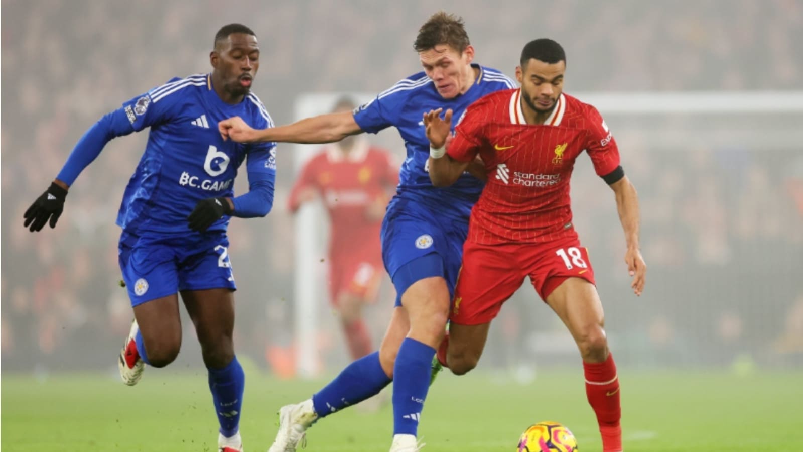 Watch: Fan footage of Cody Gakpo goal v Leicester shows just what a breathtaking finish it was