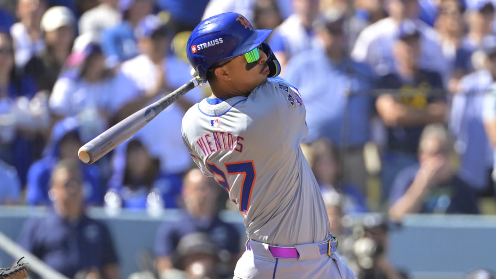 Watch: Mets’ Mark Vientos crushes grand slam in NLCS Game 2
