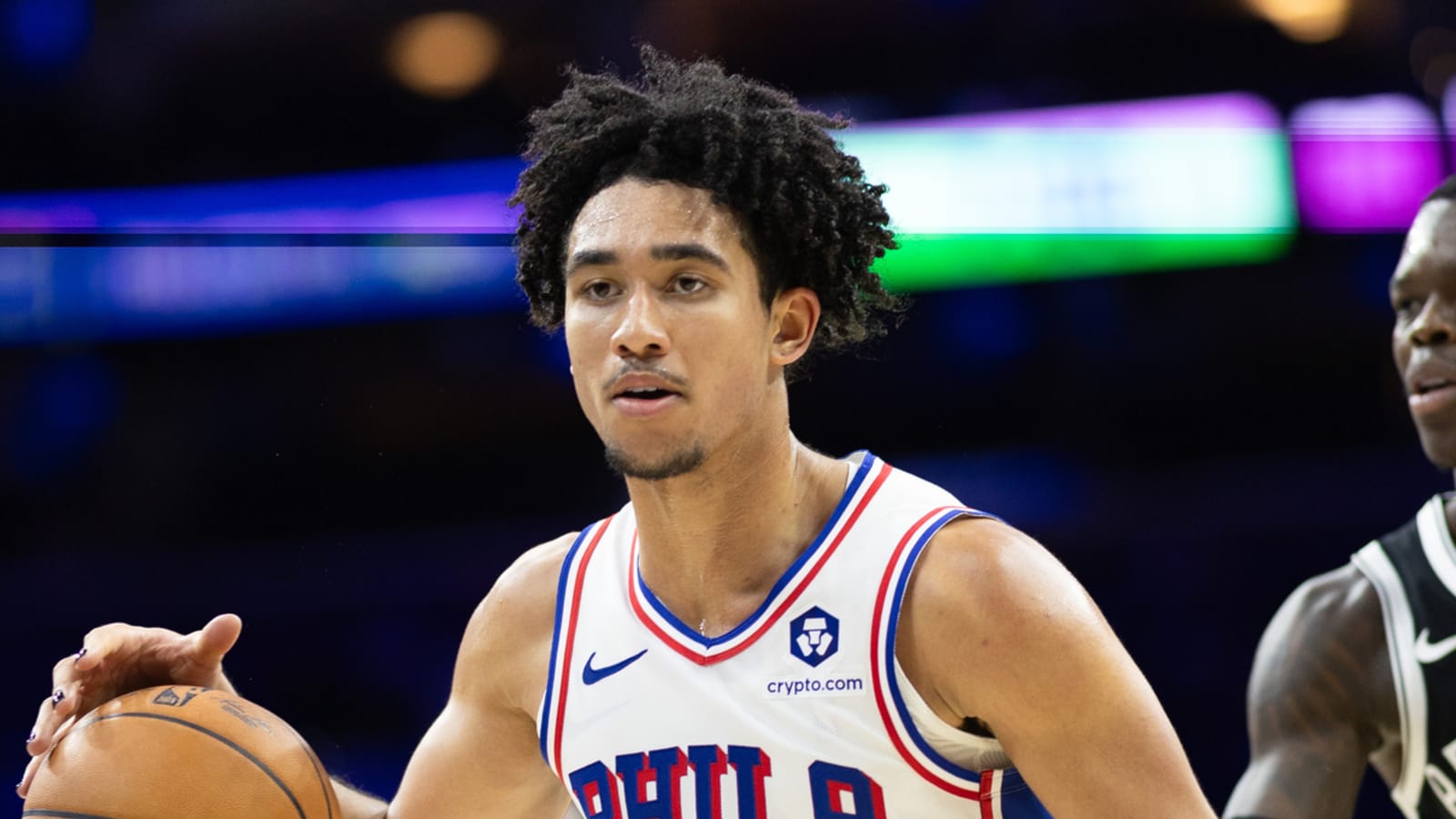 76ers rookie taken to hospital after hard fall