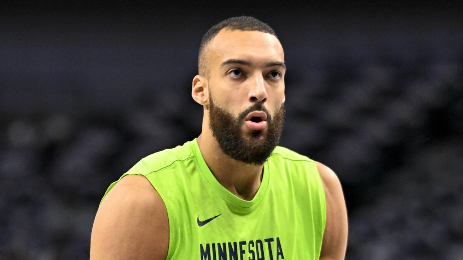 Rudy Gobert reacts to Wolves winning Game 2 without him