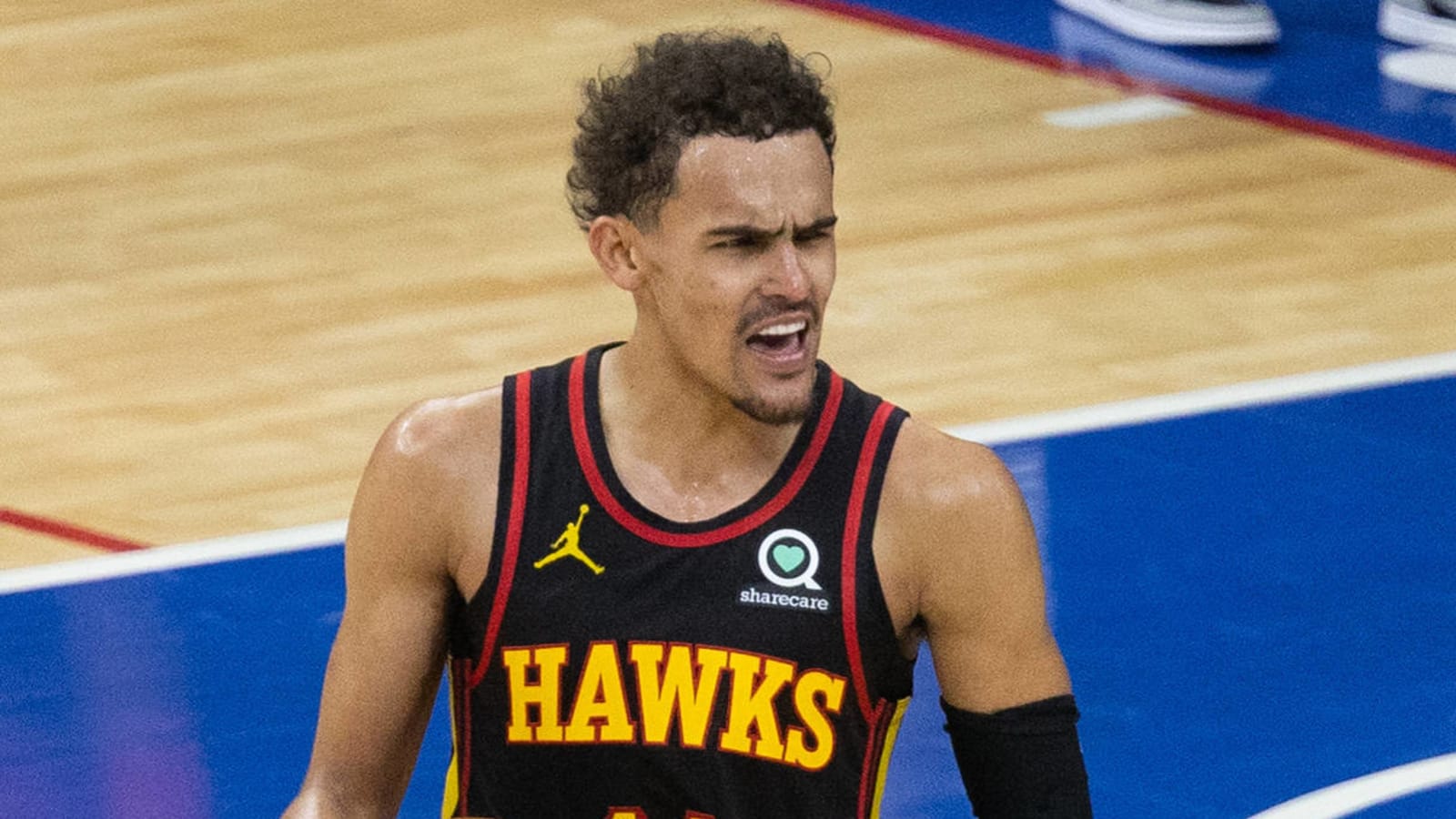 Trae Young took exception to reporter's 'weapons' question