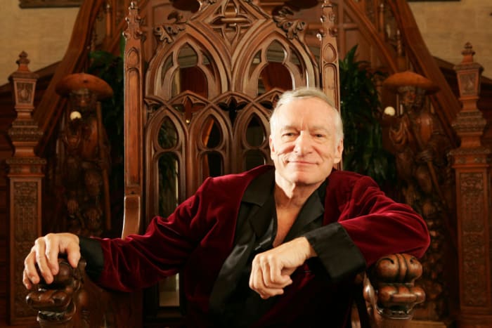 Hugh Hefner in Weezer's "Beverly Hills"