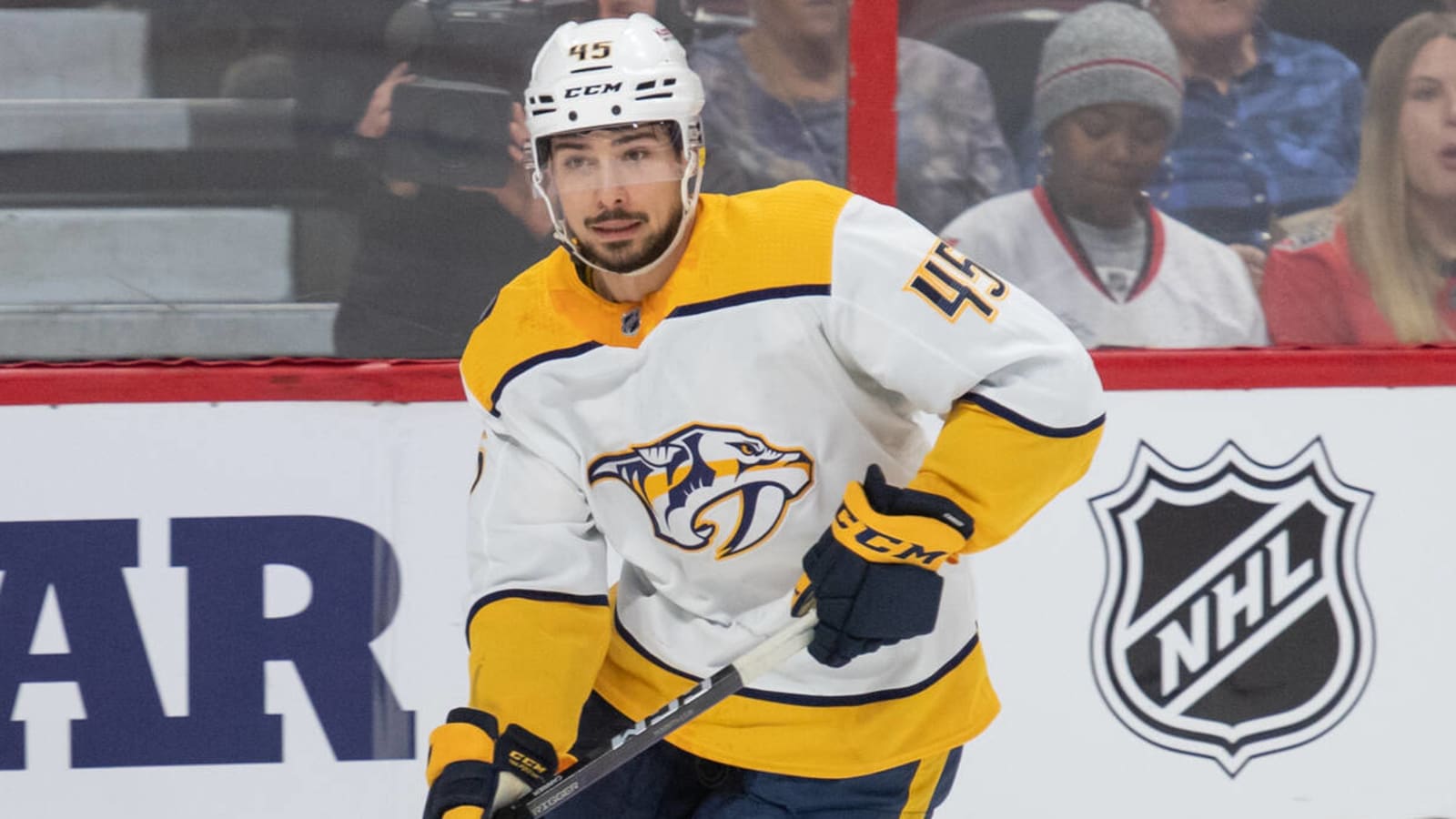 Predators' Alexandre Carrier out four to six weeks