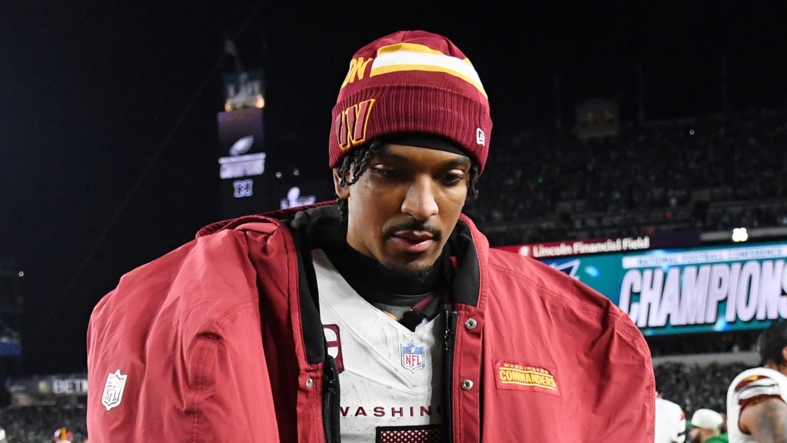 Jayden Daniels shares emotional reaction to NFC Championship loss