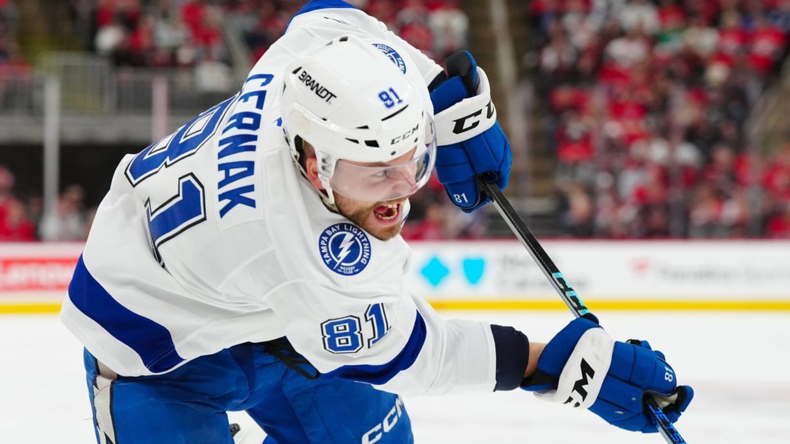 Lightning’s Erik Cernak leaves game with injury