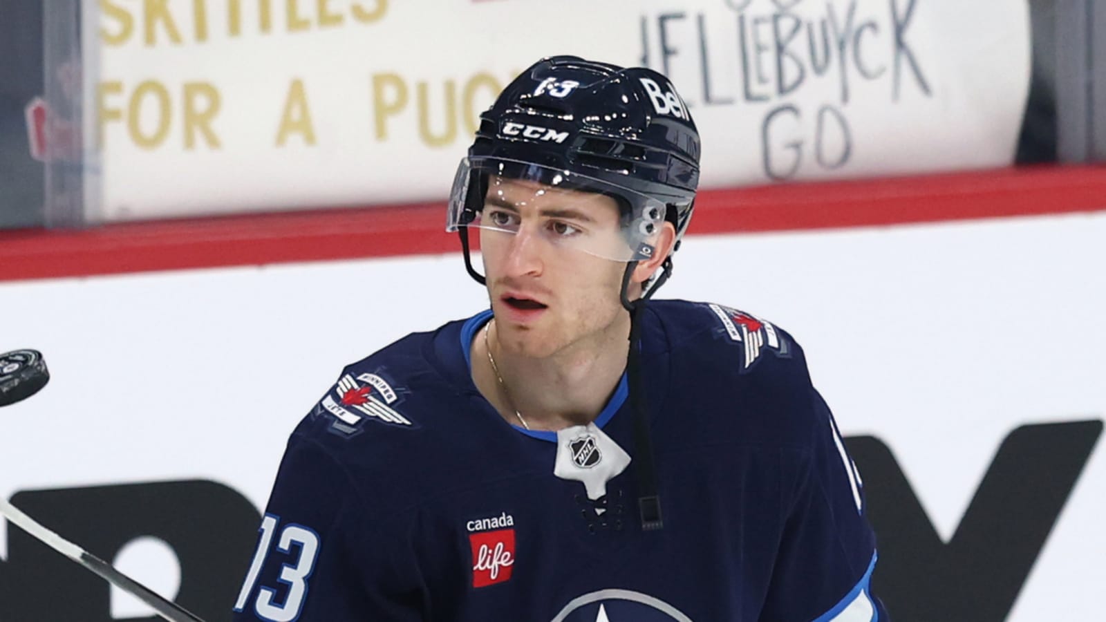 Jets lose key forward to upper-body injury