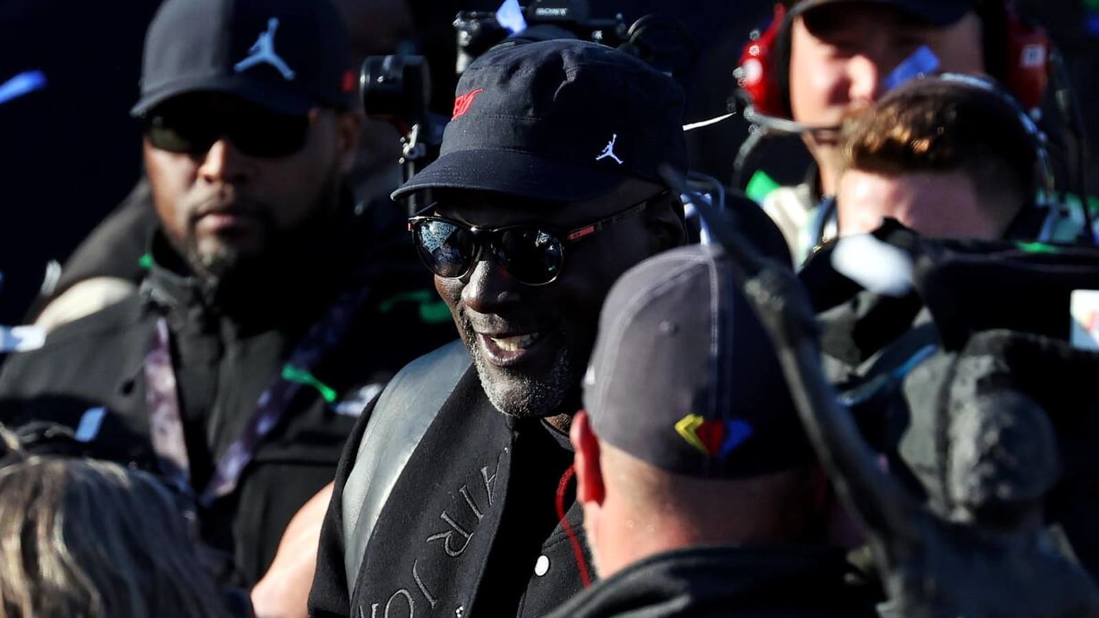 Watch: Michael Jordan celebrates Tyler Reddick’s win at Talladega