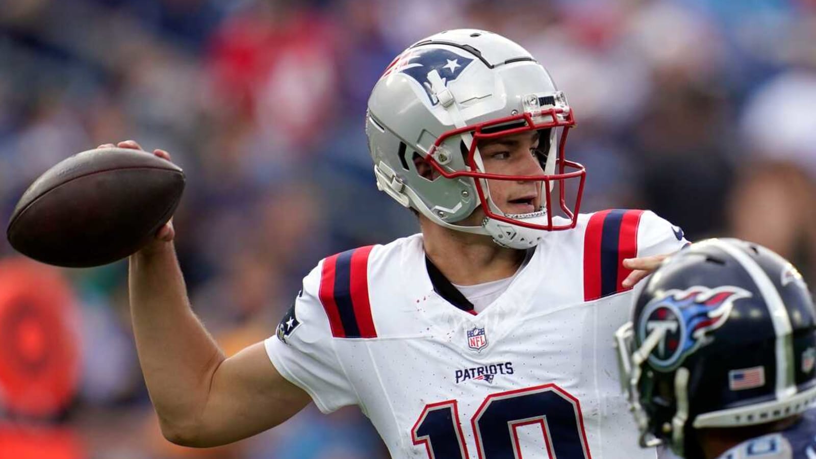 Watch: Patriots' Maye tosses absurd TD pass to send game to OT