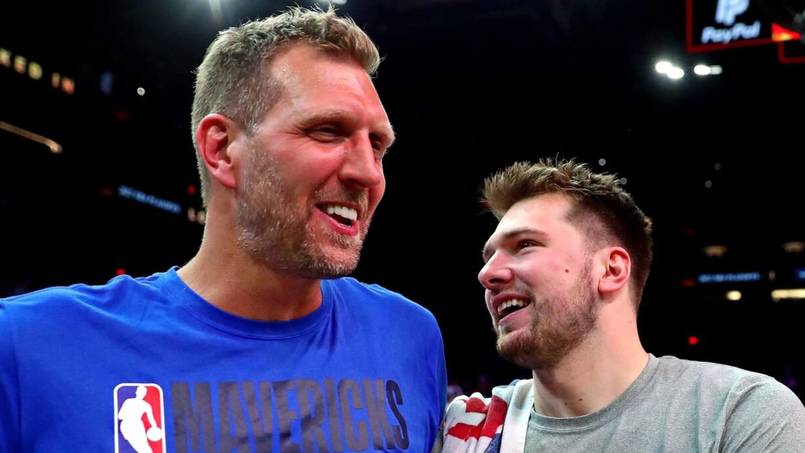 Watch: Dirk Nowitzki joins in chant aimed at Luka Doncic