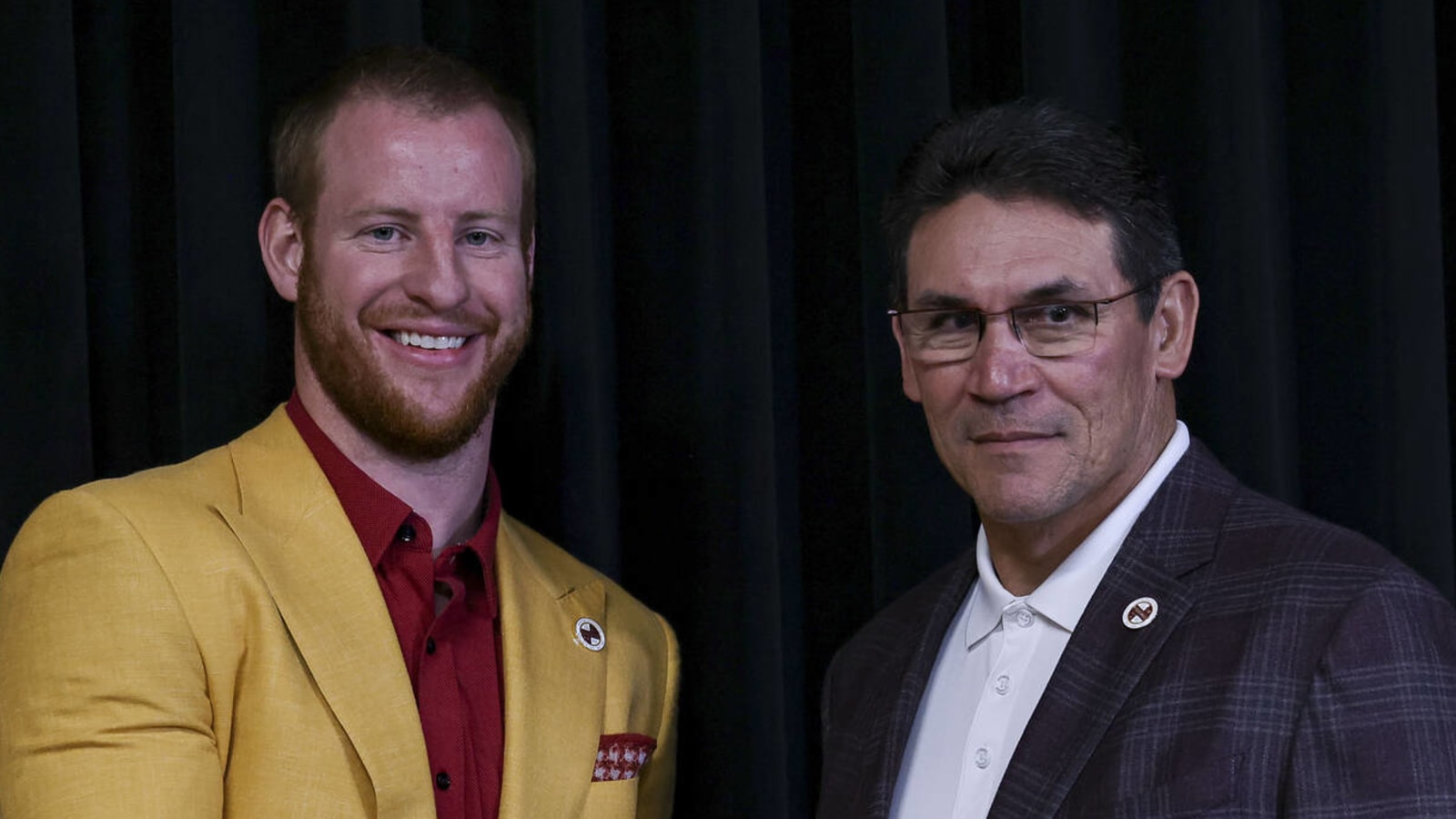 Washington HC Ron Rivera: QB Carson Wentz creating a 'vibe that you’re looking for'