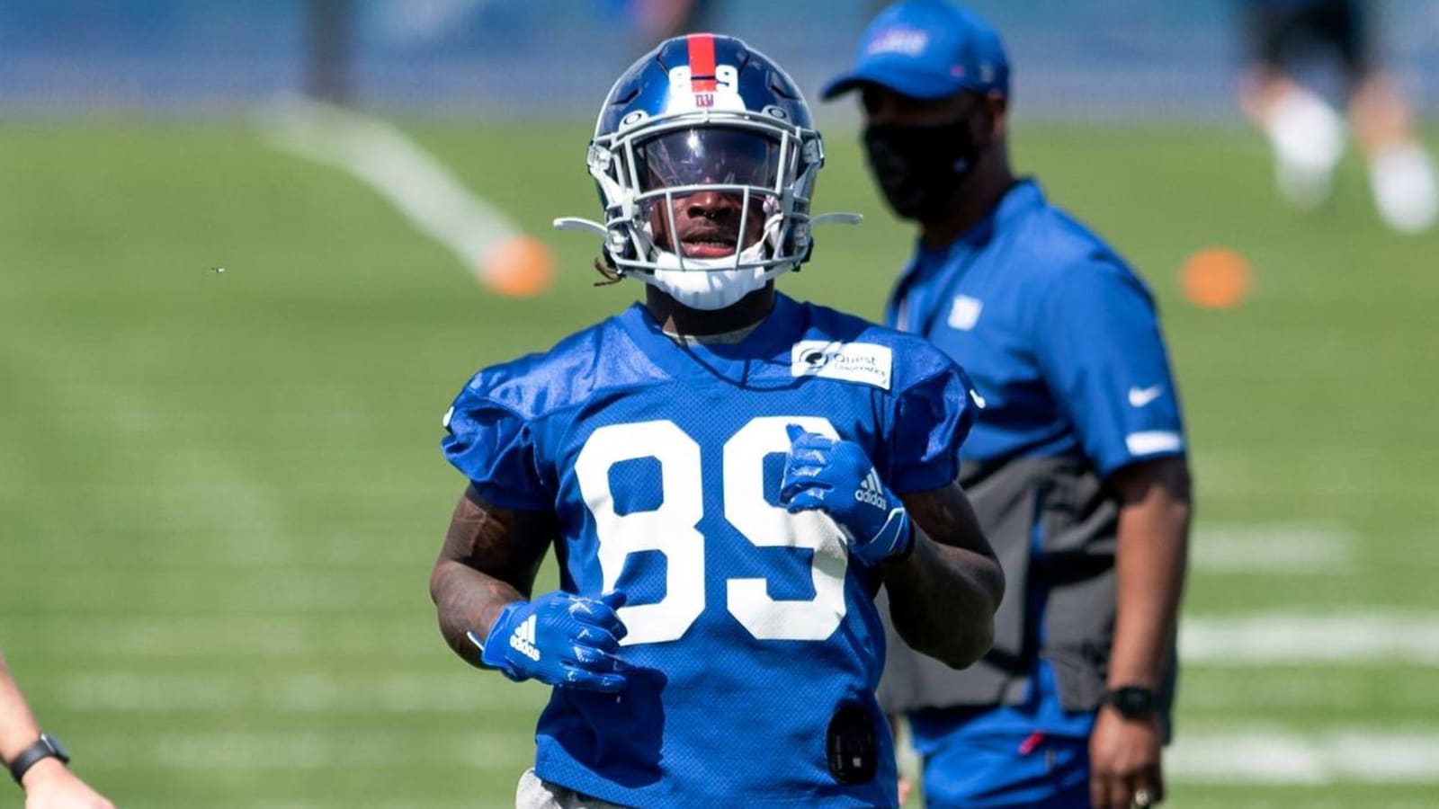 Giants' Kadarius Toney had awkward first day at minicamp