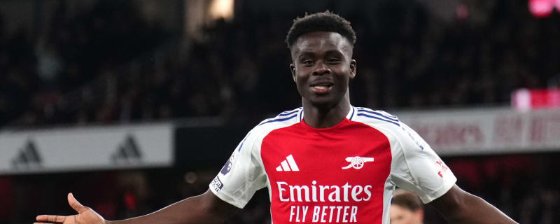 Watch: Arsenal's Bukayo Saka scores first goal after absence