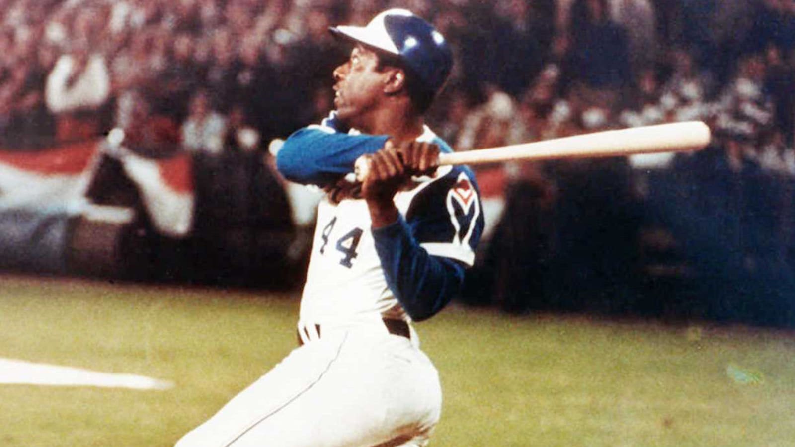 Hank Aaron 1966 Atlanta Braves MLB HOF Original Photo Color Negative 35MM