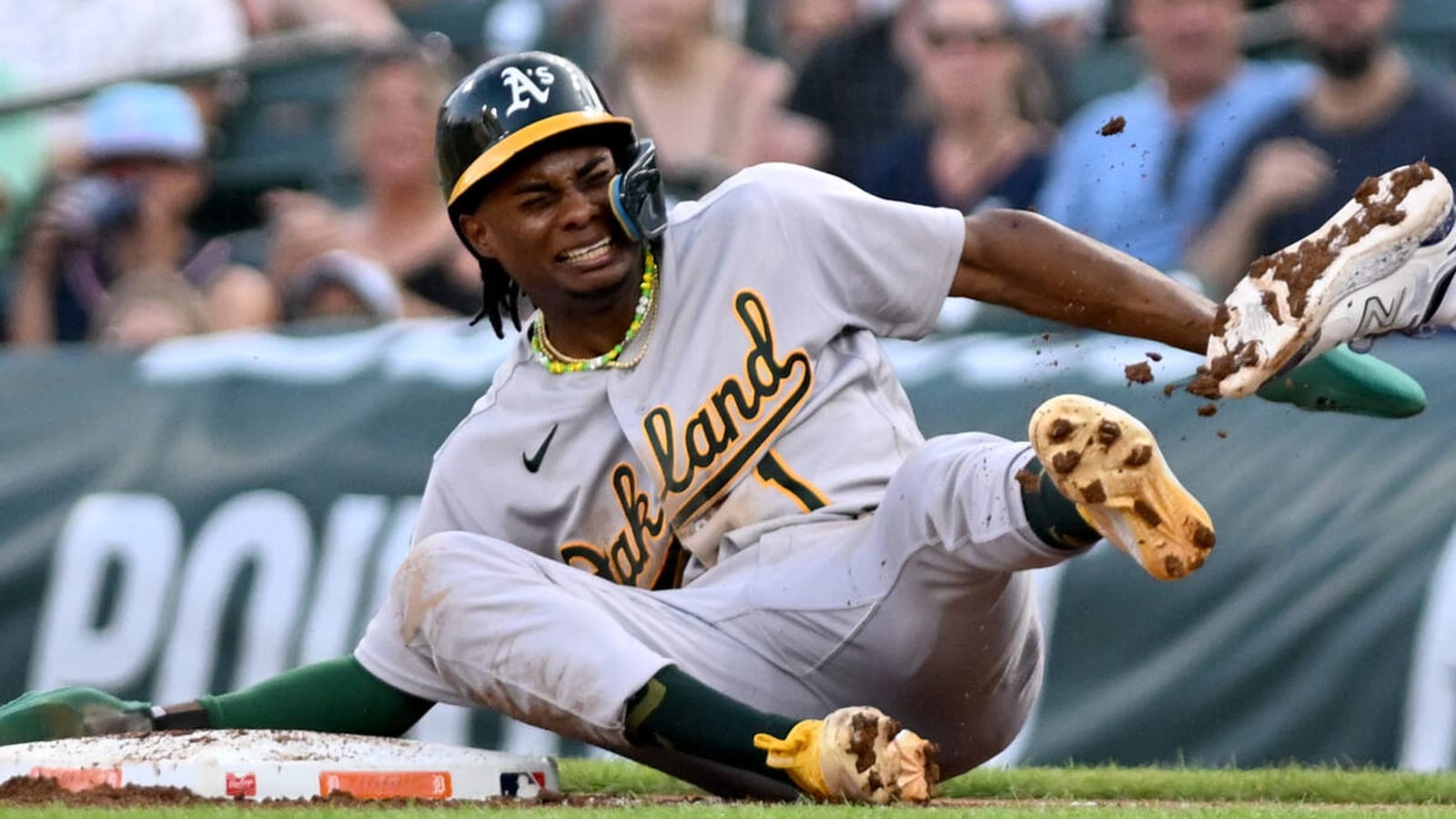 A's place MLB steals leader on IL with shoulder subluxation