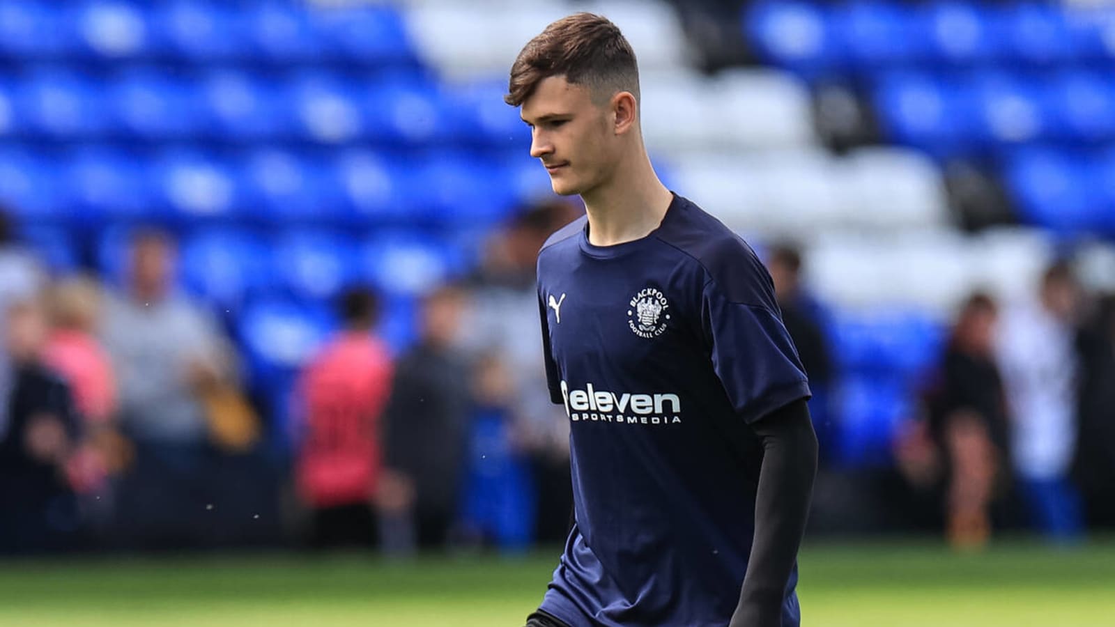 Blackpool's Jake Daniels becomes UK's first active openly gay male footballer since 1990