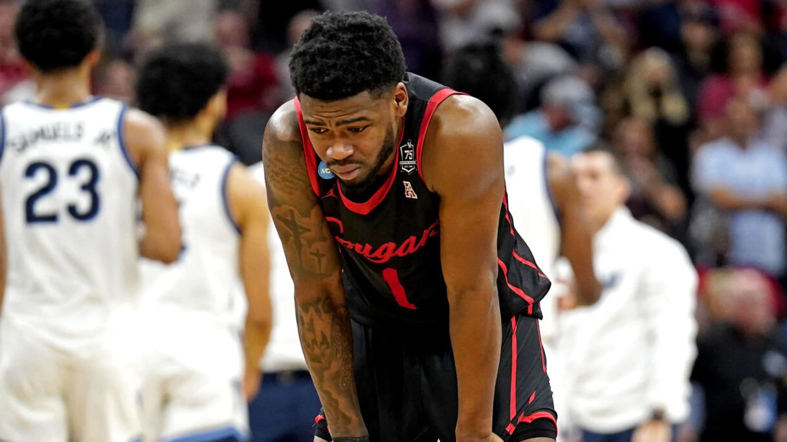 Houston's Jamal Shead emotional in loss to Villanova