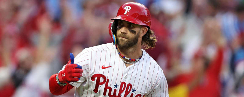 Bryce Harper smashes three-run HR, stares down Arcia